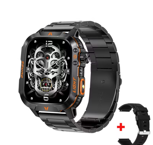 Kryven 01 Adventure Smartwatch - Black and Steel