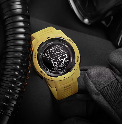 Men’s Multifunction Sports Watch - Yellow